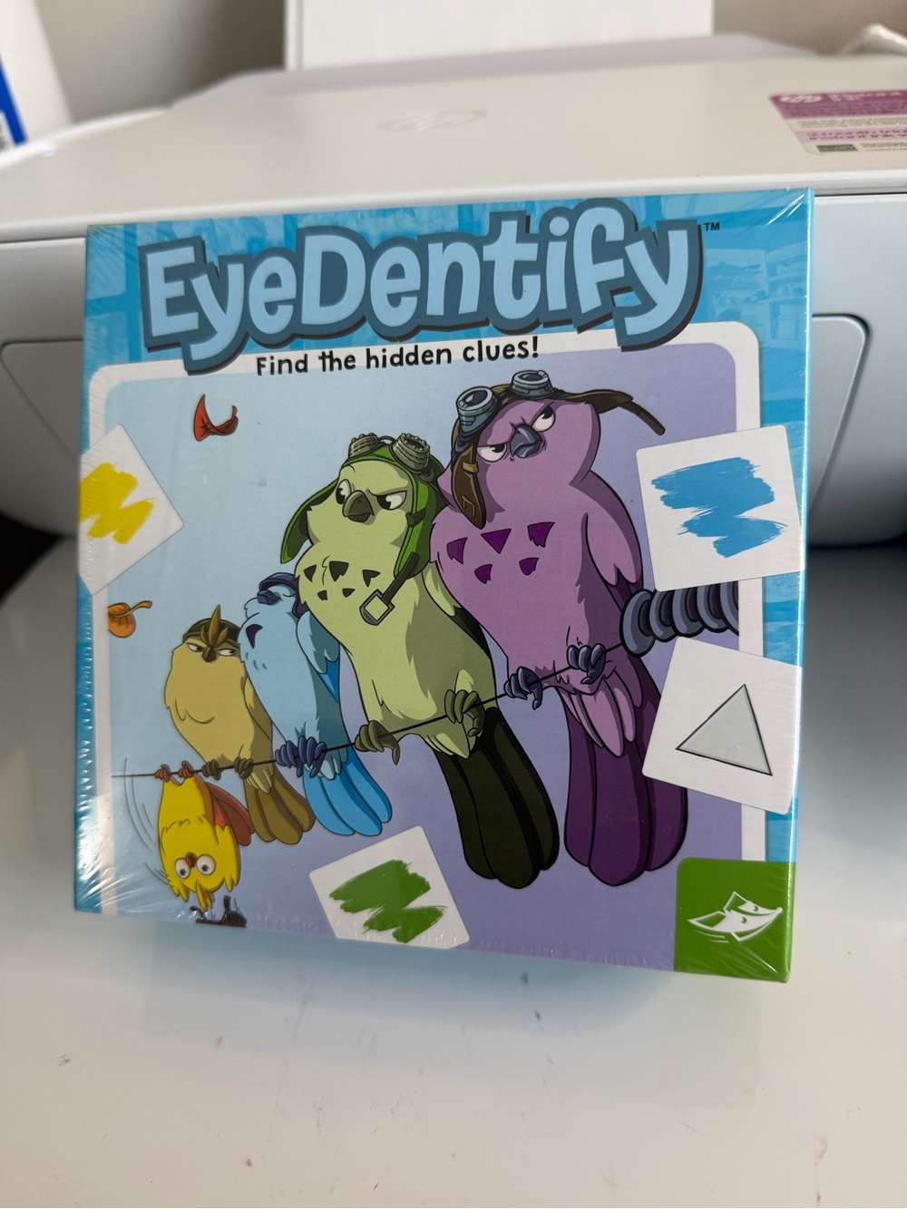 Kids Matching Game - Purple & Green Birds
